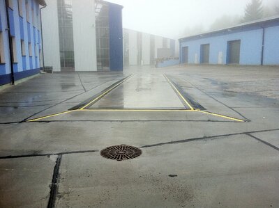 Železobetonové kryty  venkovních ploch