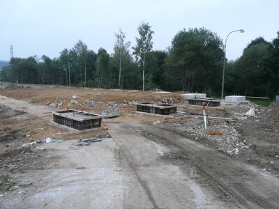 Železobetonové patky pro sloupy 