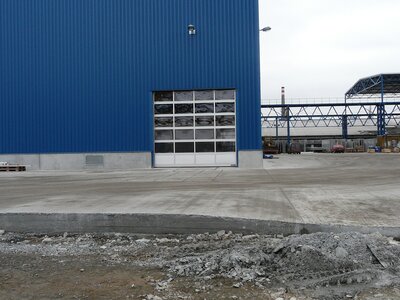 Rozšíření skladových ploch a komunikací v areálu - železobetonový kryt