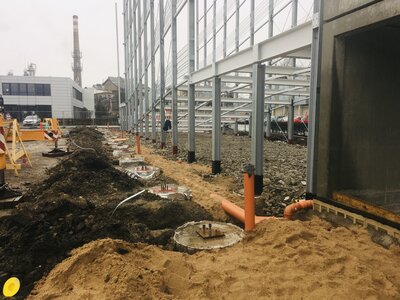 Kanalizace a konstrukční násypy