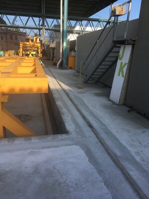 Venkovní plochy  - železobetonové monolity pro výrobní technologie