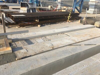 Venkovní plochy  - železobetonové monolity pro výrobní technologie