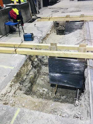 Výrobní haly  - železobetonové monolity pro výrobní technologie