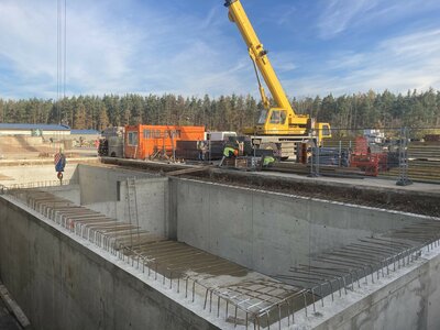 Základová deska pro dešťovou jímku