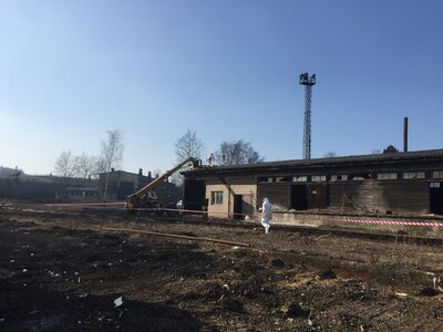 Demolice starého areálu