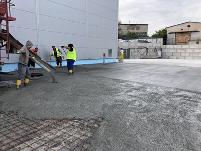 Železobetonové kryty  venkovních ploch