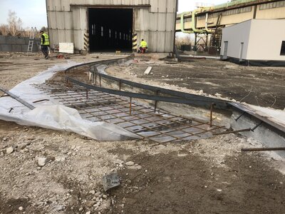 Železobetonové kryty  venkovních ploch