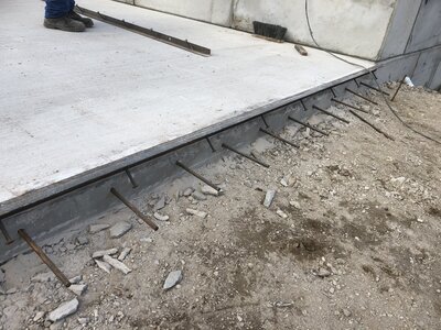 Železobetonové kryty  venkovních ploch