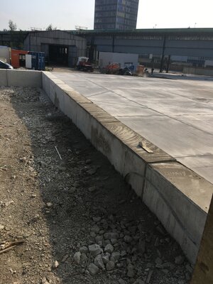 Železobetonové kryty  venkovních ploch