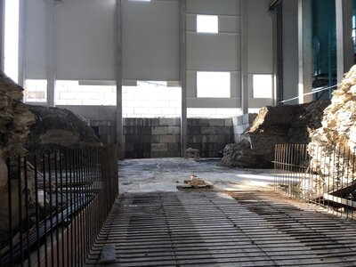 Železobetonový monolit výrobní linky