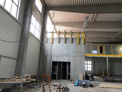 Železobetonový monolit lakovnu