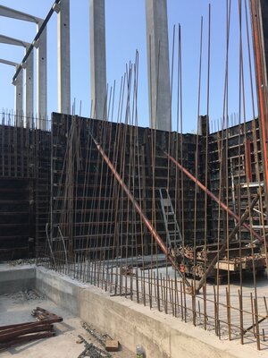 Železobetonové monolity pecí a bunkrů