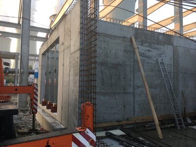 Železobetonové monolit pro pískové hospodářství