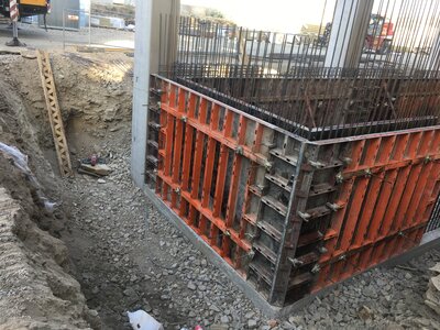 Železobetonové monolity pecí a bunkrů