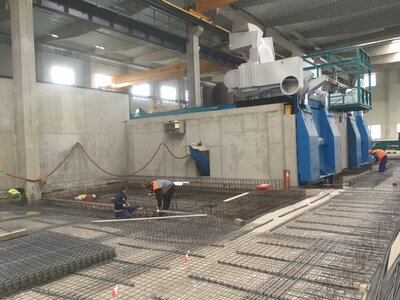 Železobetonové monolity pecí a bunkrů