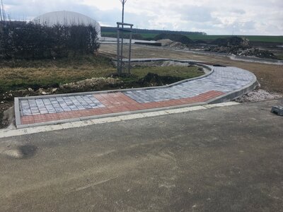 Zemní práce na parkovišti