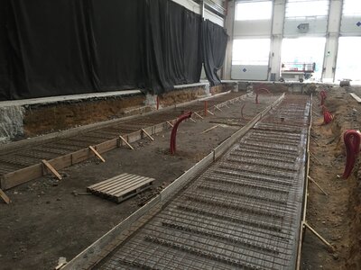 Monolitické železobetonové montážní jámy