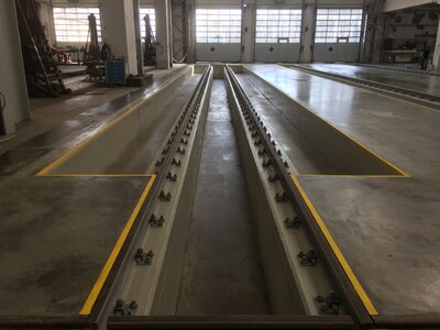 Monolitické železobetonové kryty a montážní jámy