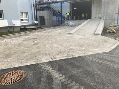 Železobetonové  monolity a zpevněné plochy