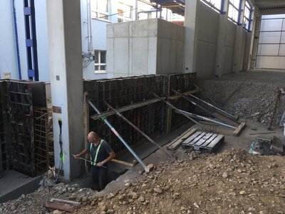 Železobetonové  monolity pro technologie