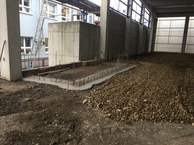 Finální násyp pod betonový kryt