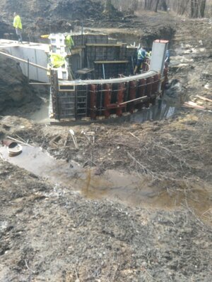 Železobetonový monolit propustku