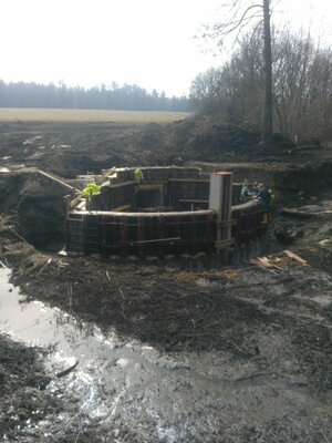 Železobetonový monolit propustku