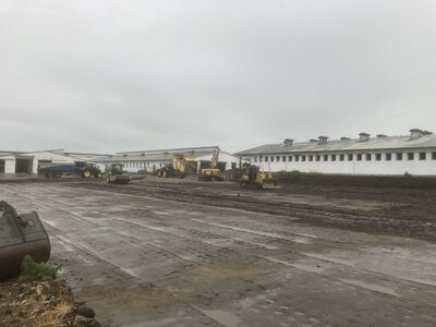 ZDV Krchleby - silážní žlab  - konstrukční vrstvy, násyp recyklátu