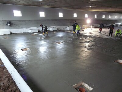 Základová deska - betonáž