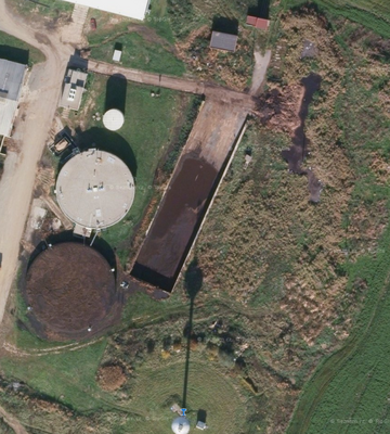 Silážní jámy - počáteční stav