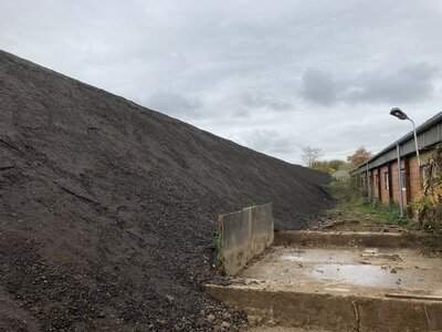 Složiště - boční stěna ke kravínum