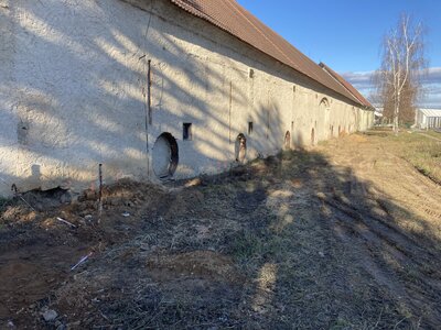 Stodoly - rekonstrukce - venkovní stěna