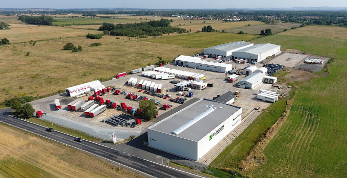 Výstavba nové skladové haly areálu firmy BÜRGER Transport v obci Libice nad Cidlinou